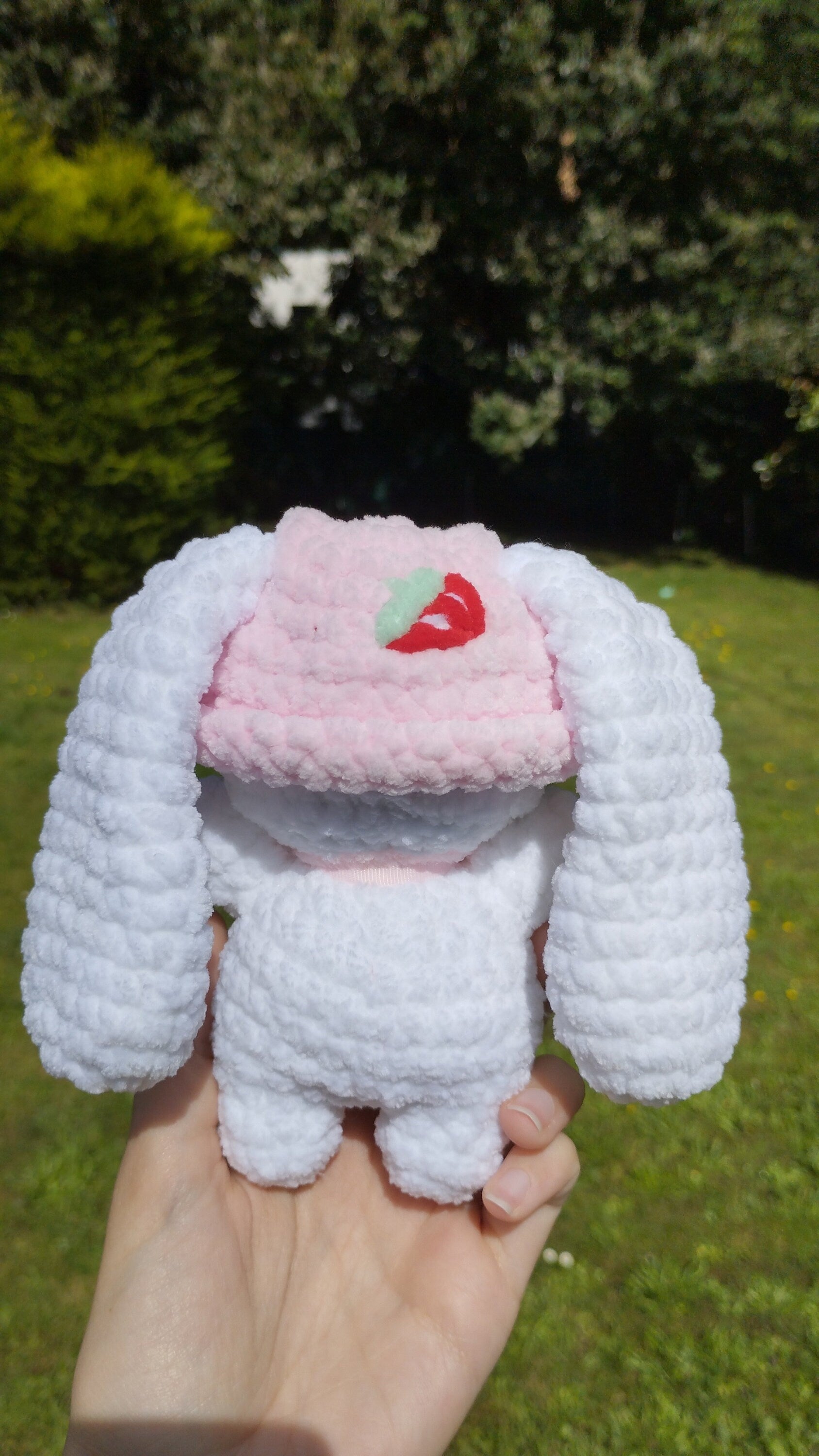 Peluche lapin au crochet