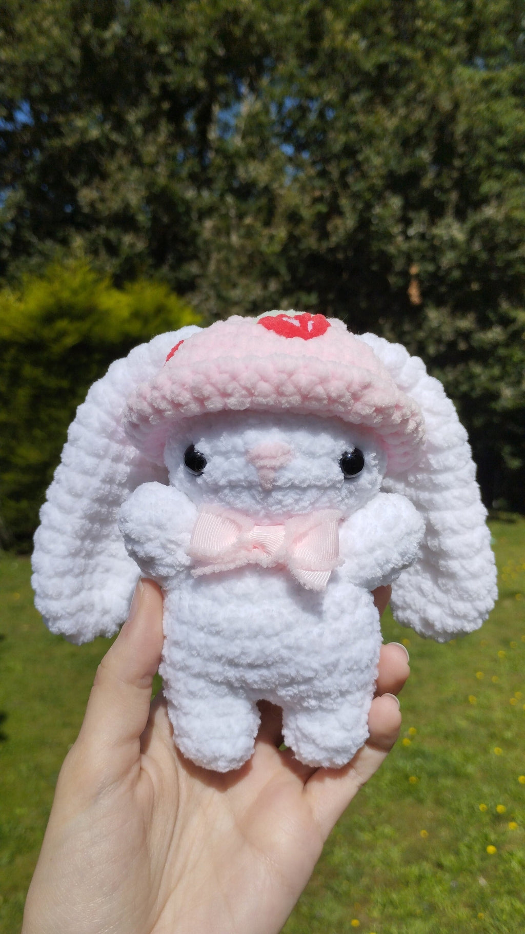Peluche lapin au crochet