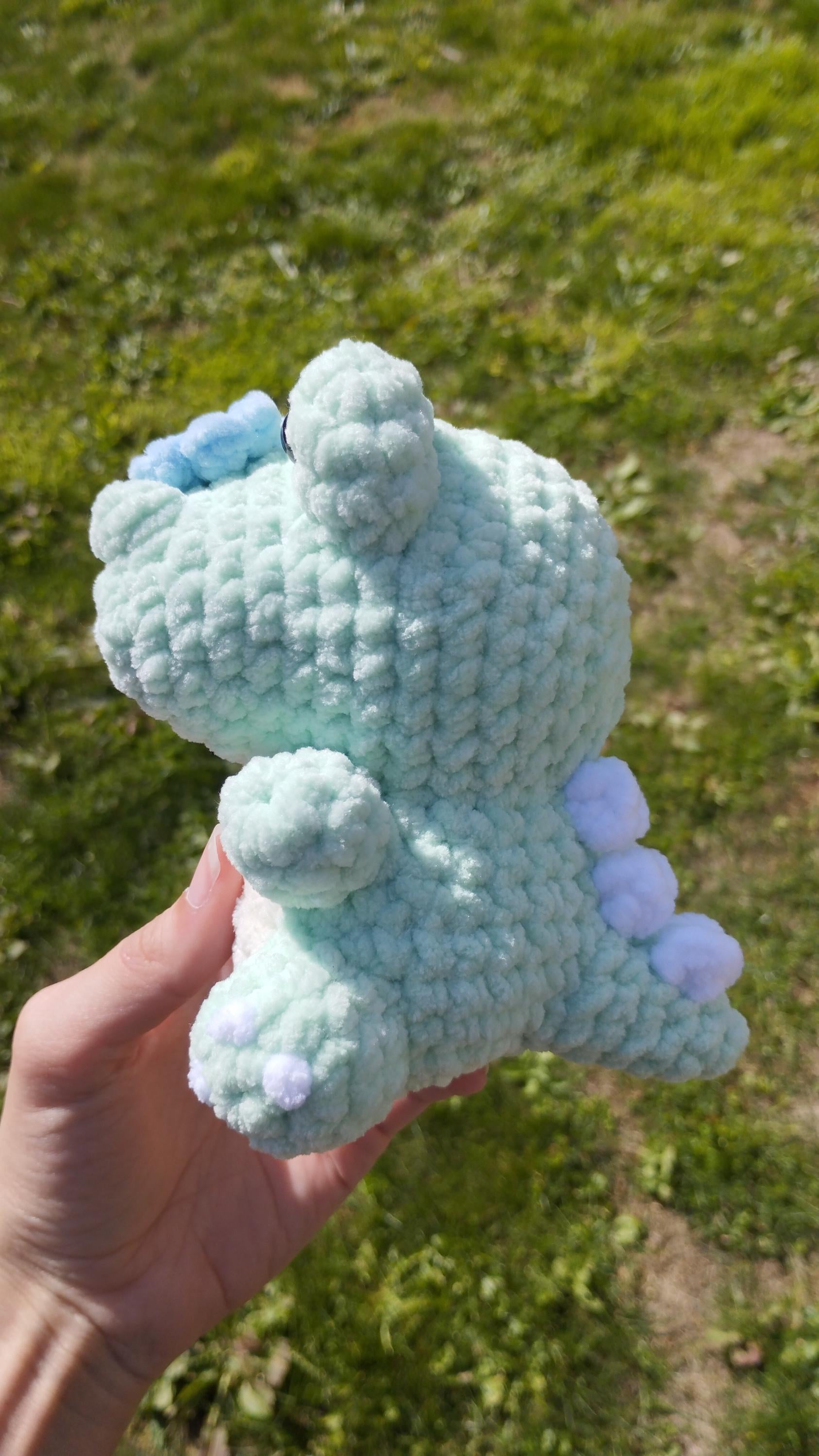 Peluche alligator au crochet