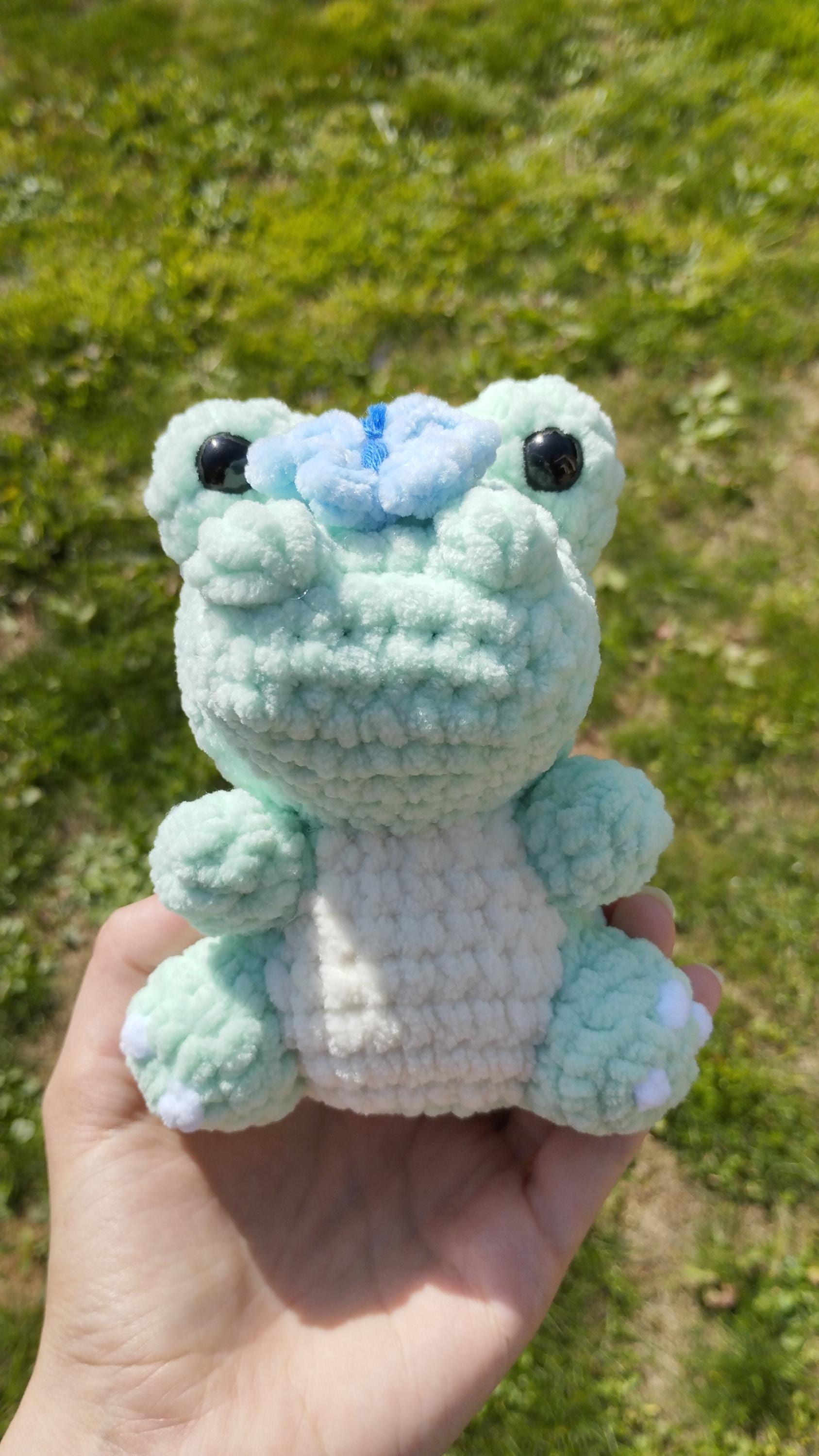 Peluche alligator au crochet
