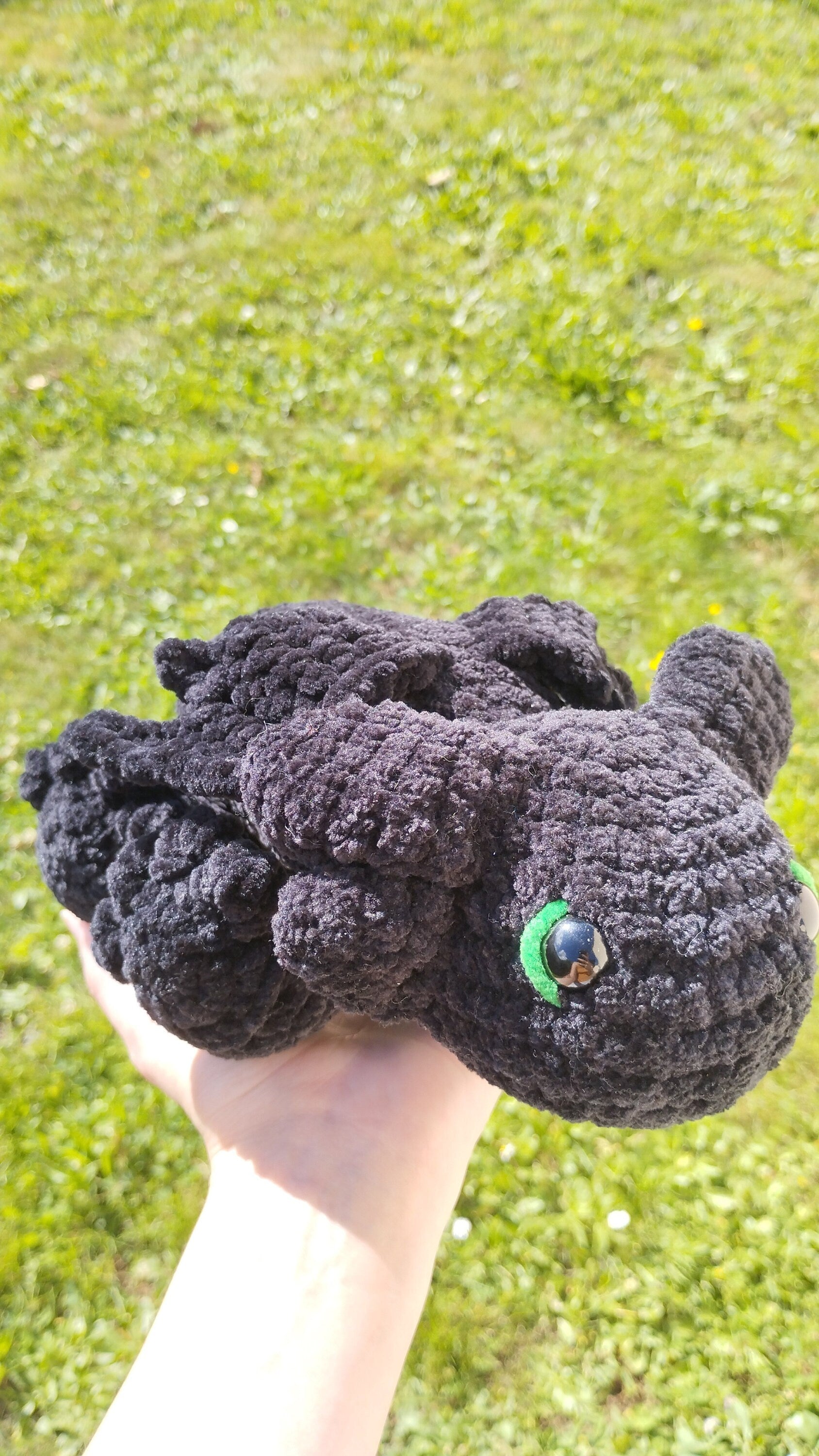 Peluche dragon personnalisable au crochet