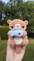 Peluche loutre au crochet