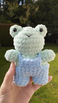Peluche grenouille au crochet