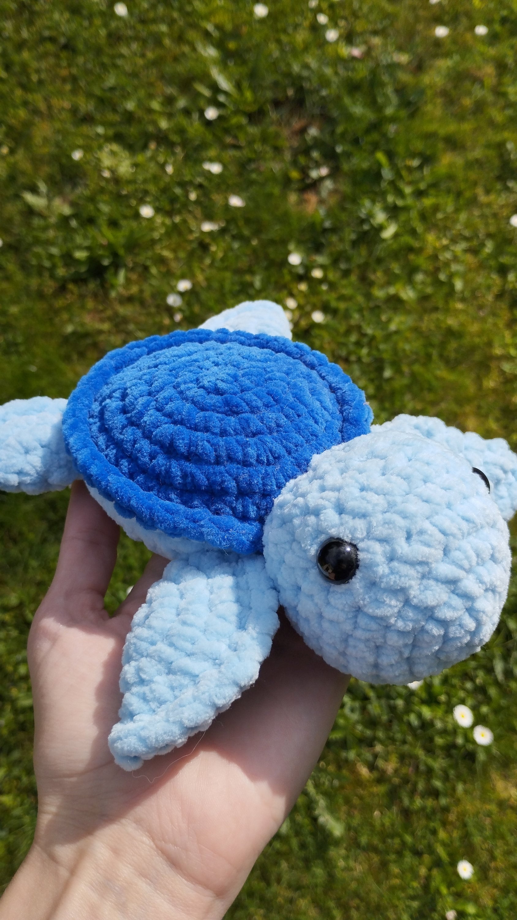 Peluche tortue personnalisable au crochet