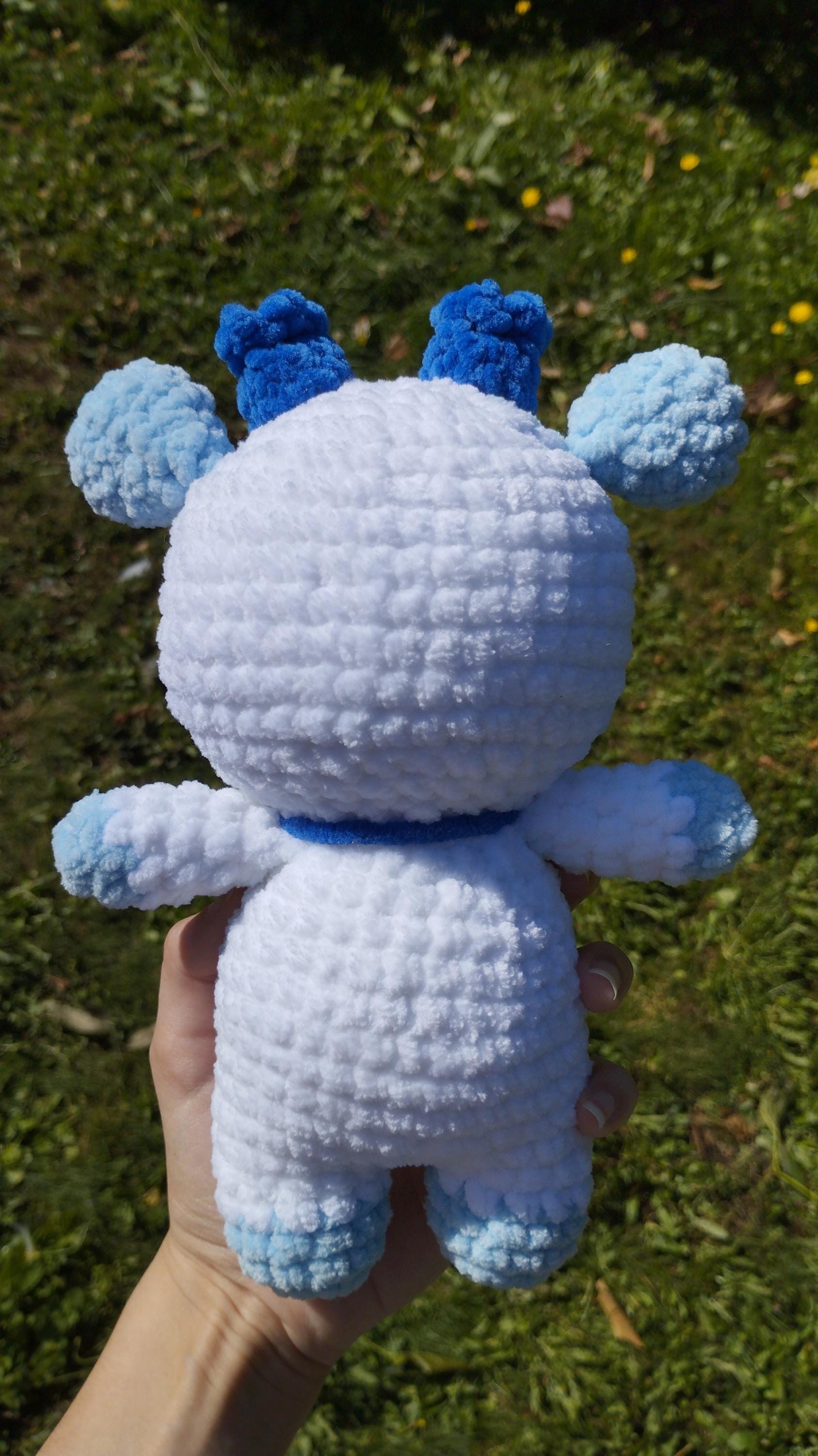 Peluche vache myrtille au crochet