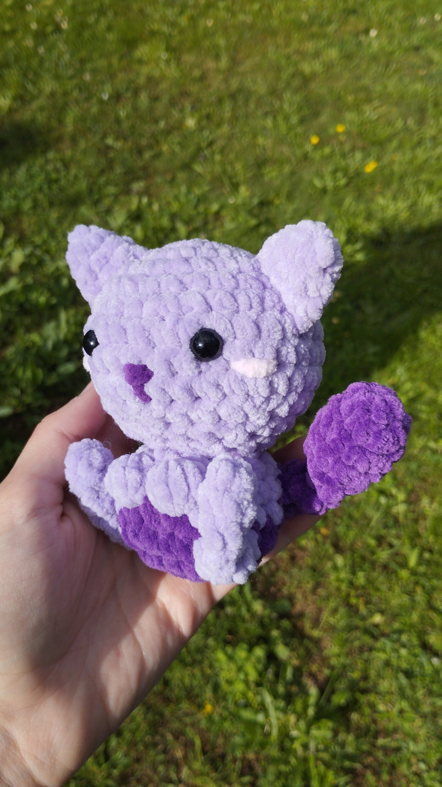 Peluche Mewtwo au crochet