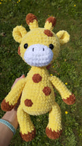 Peluche girafe au crochet