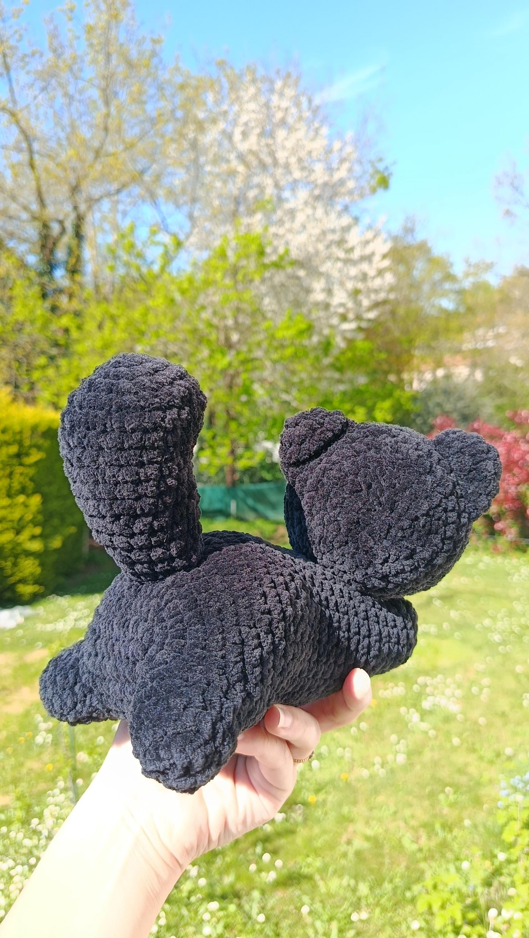 Peluche chat personnalisable au crochet