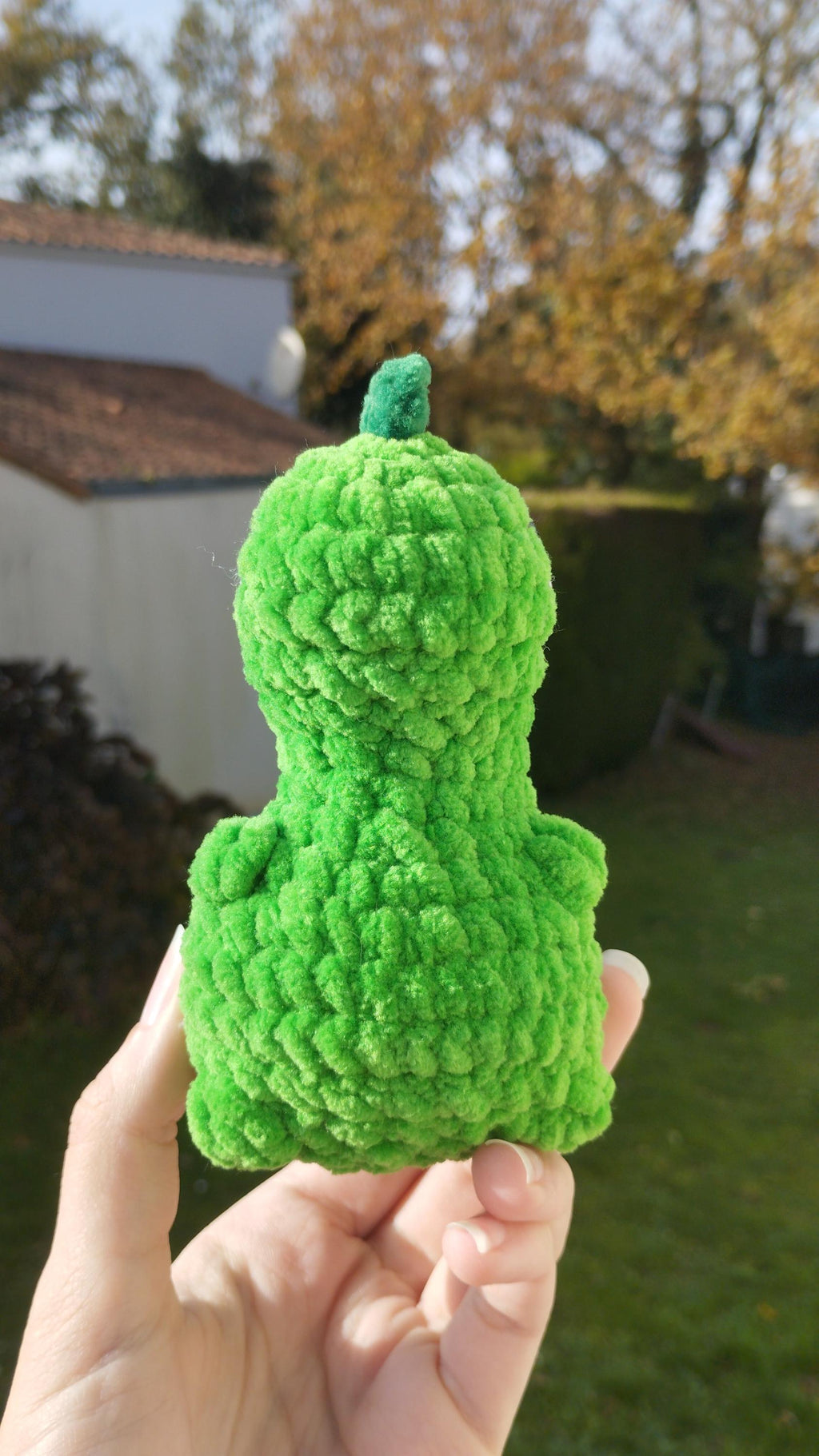 Peluche dinosaure au crochet