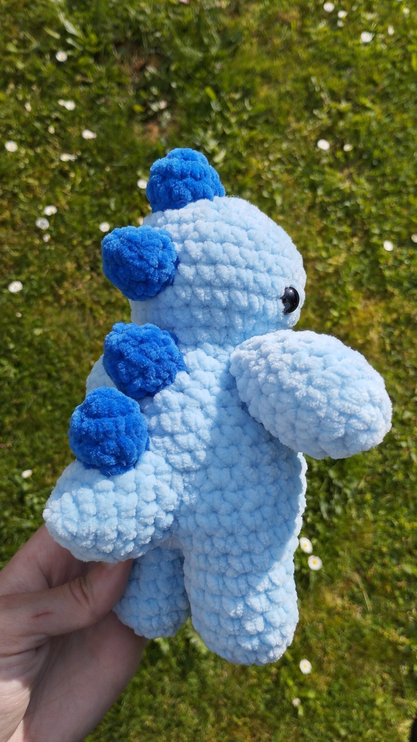 Peluche dinosaure personnalisable au crochet