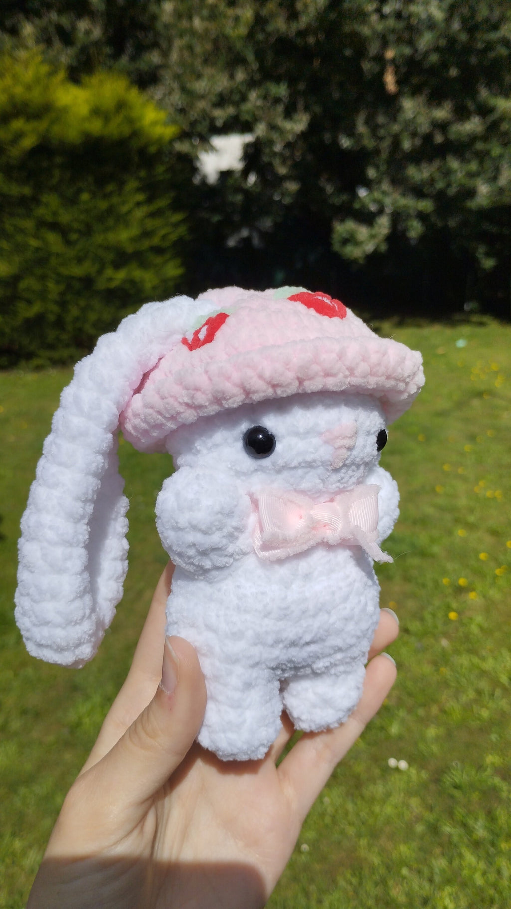 Peluche lapin au crochet