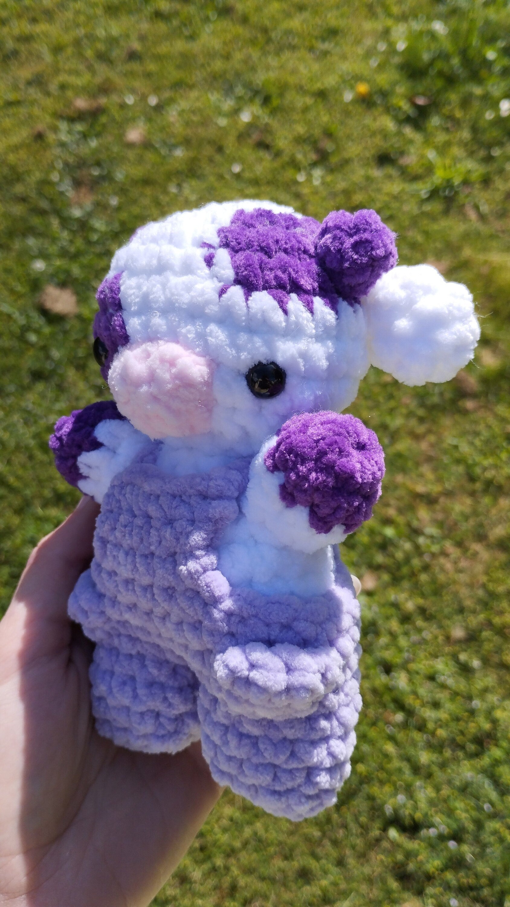 Peluche vache au crochet