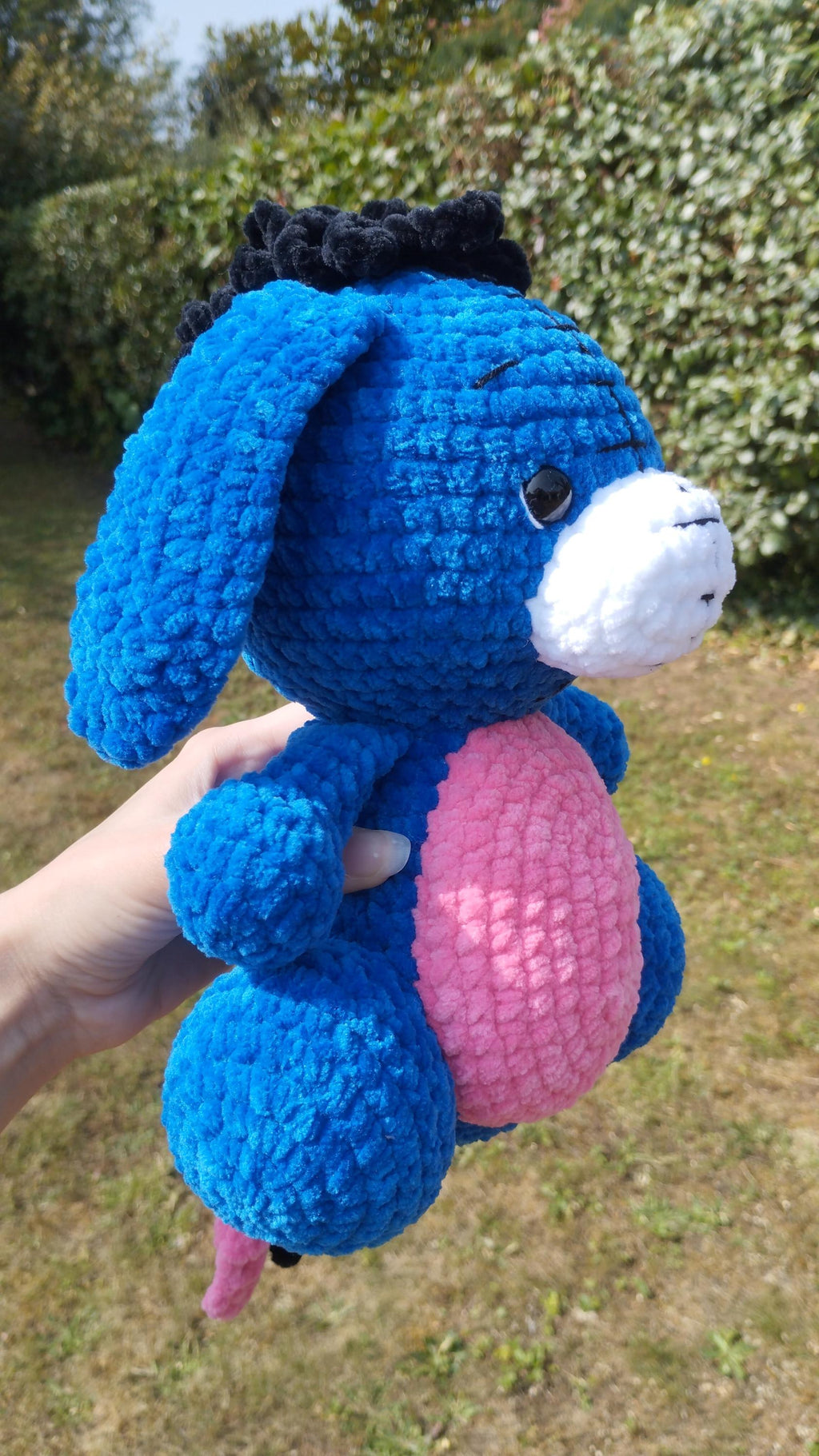Peluche bourriquet au crochet