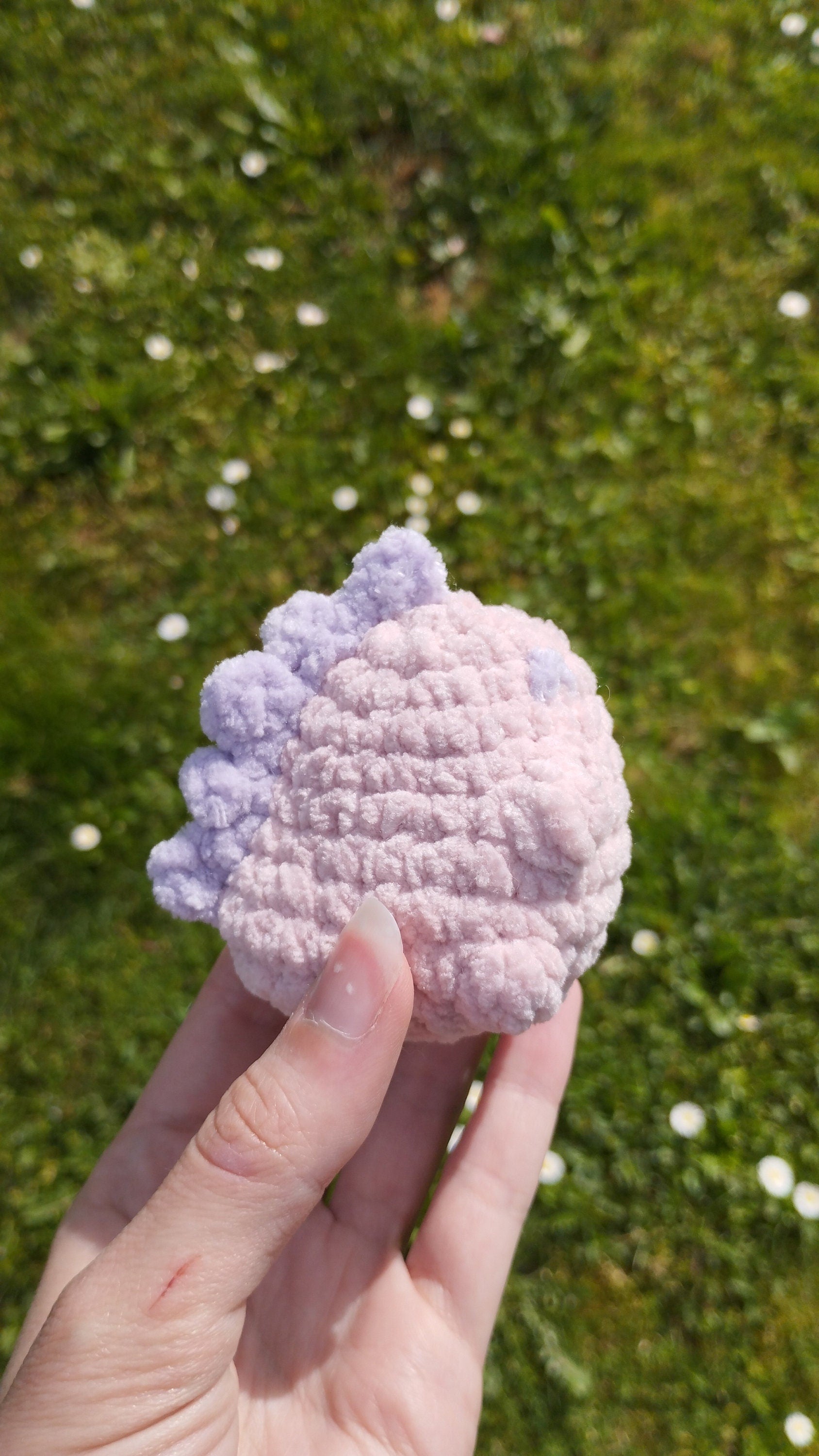 Peluche dinosaure au crochet