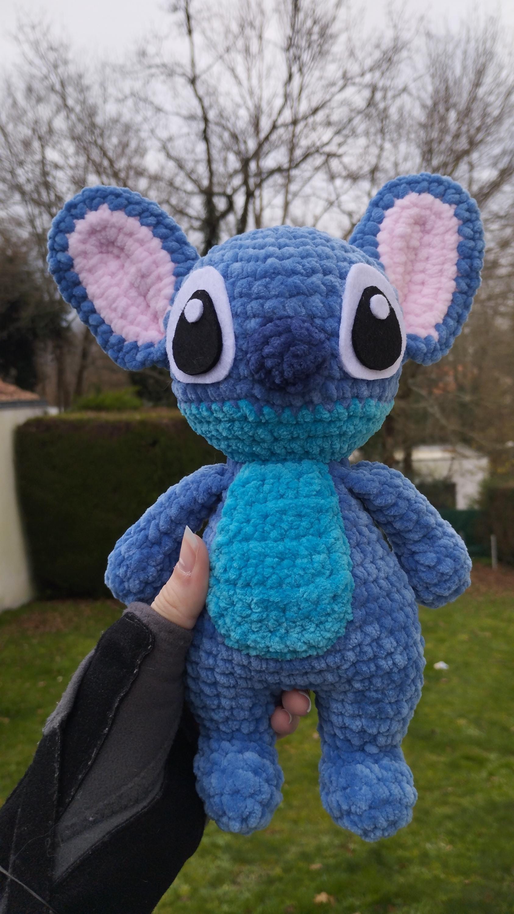 Peluche Stitch au crochet