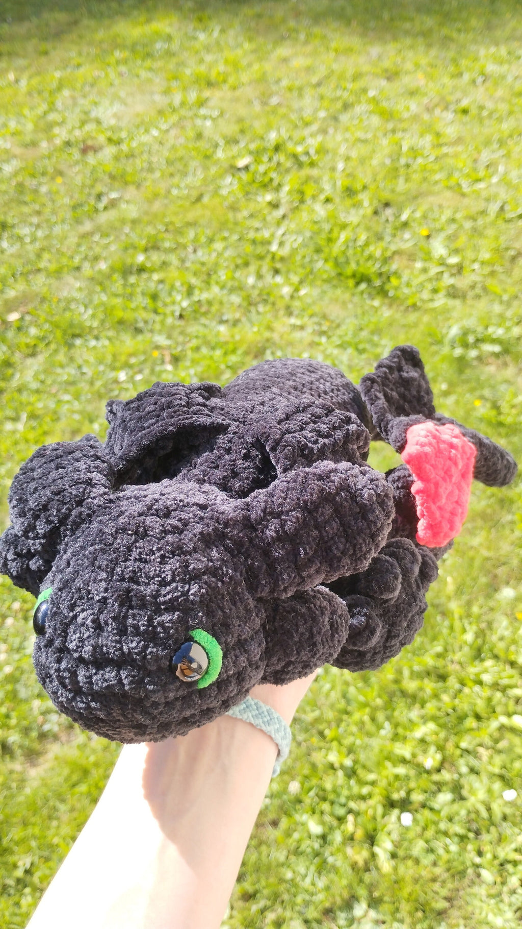 Peluche dragon personnalisable au crochet