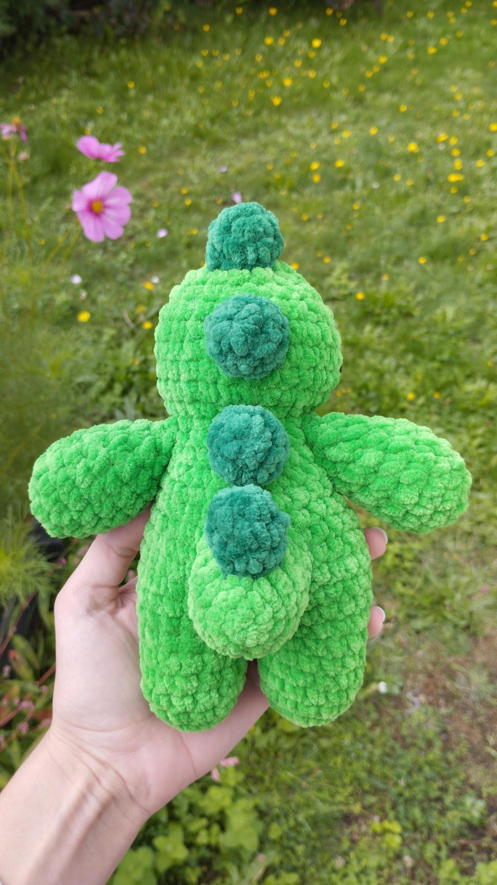 Peluche dinosaure personnalisable au crochet