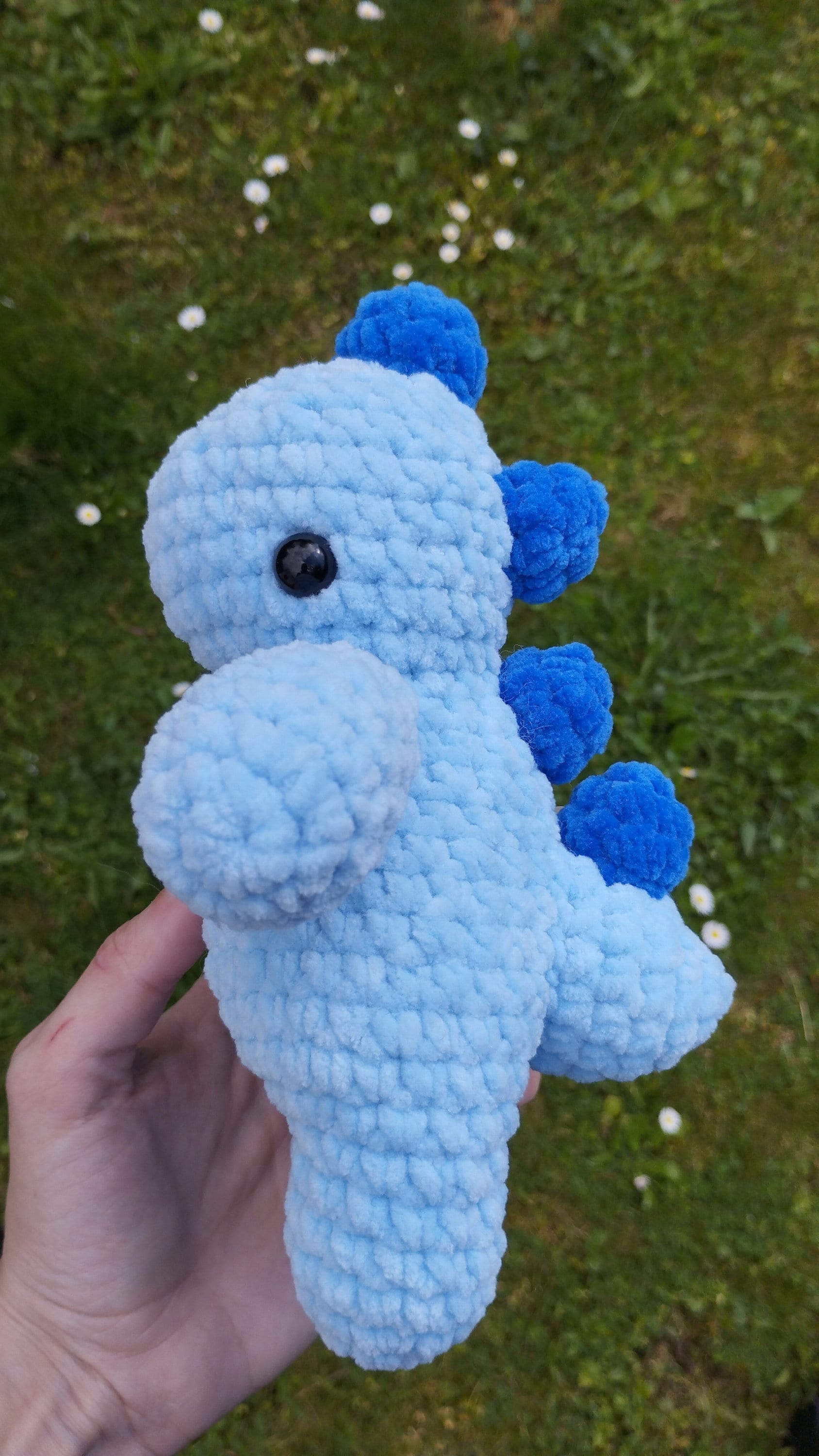 Peluche dinosaure personnalisable au crochet