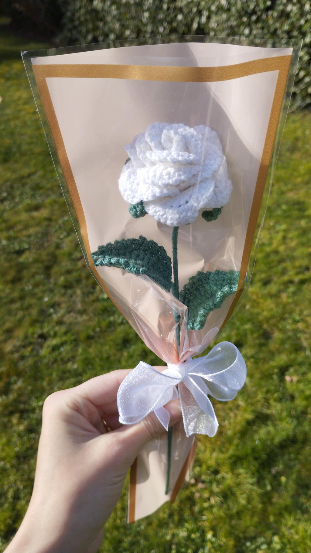 Rose au crochet