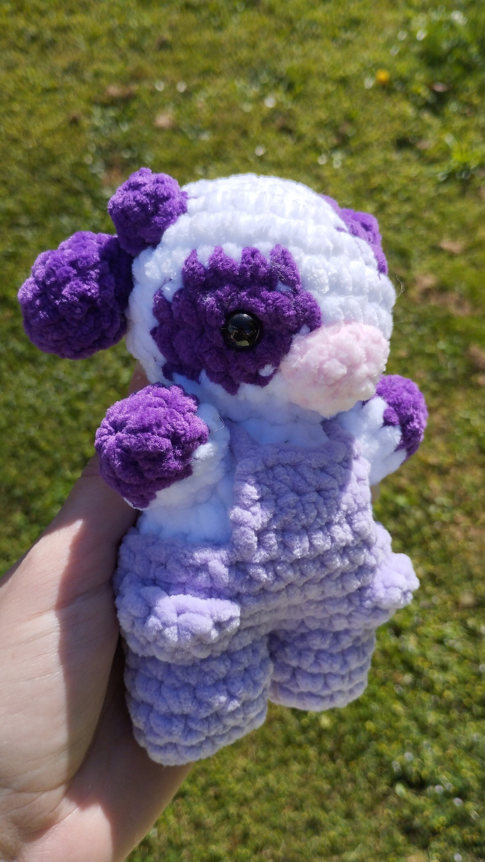 Peluche vache au crochet