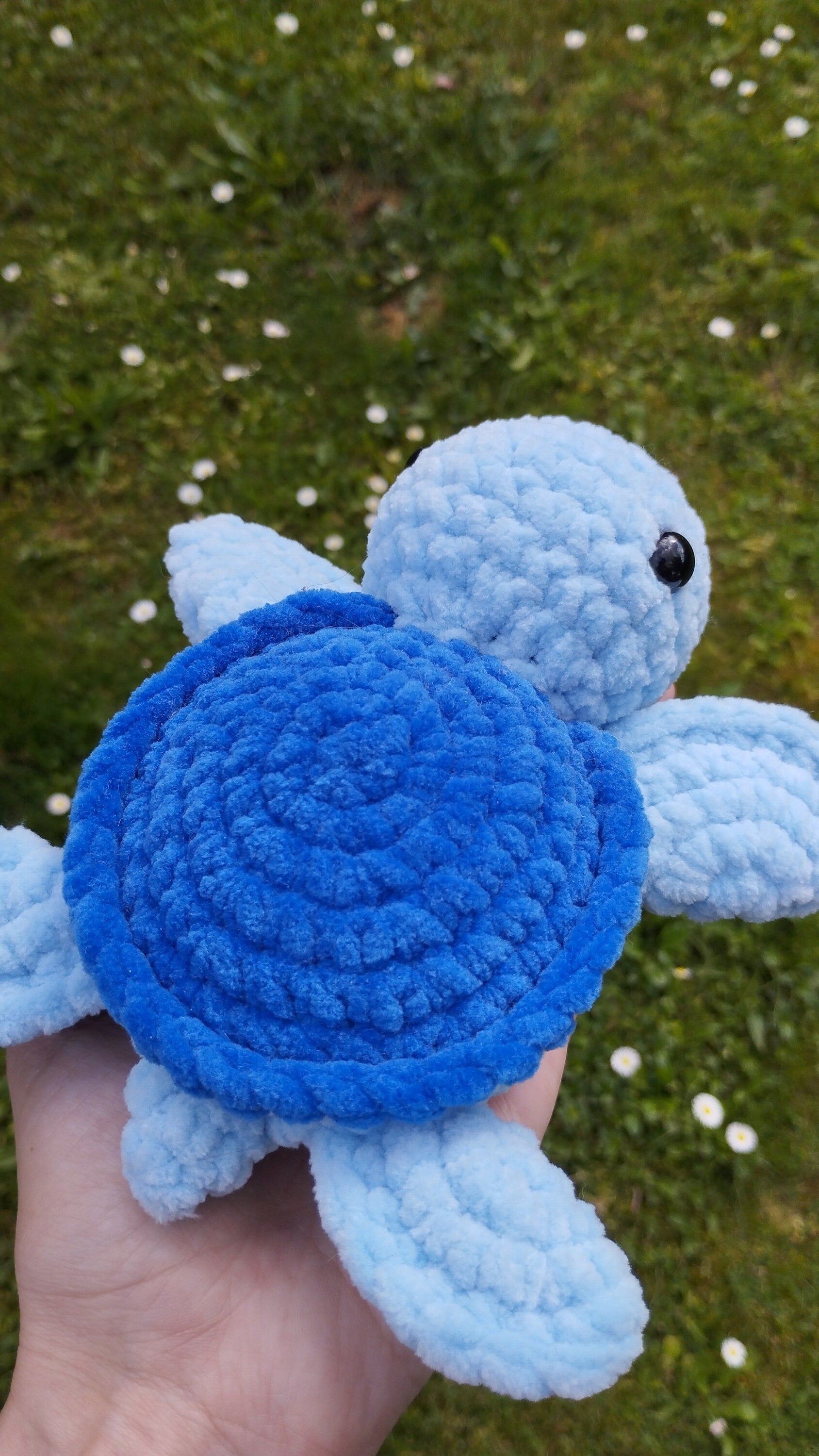 Peluche tortue personnalisable au crochet