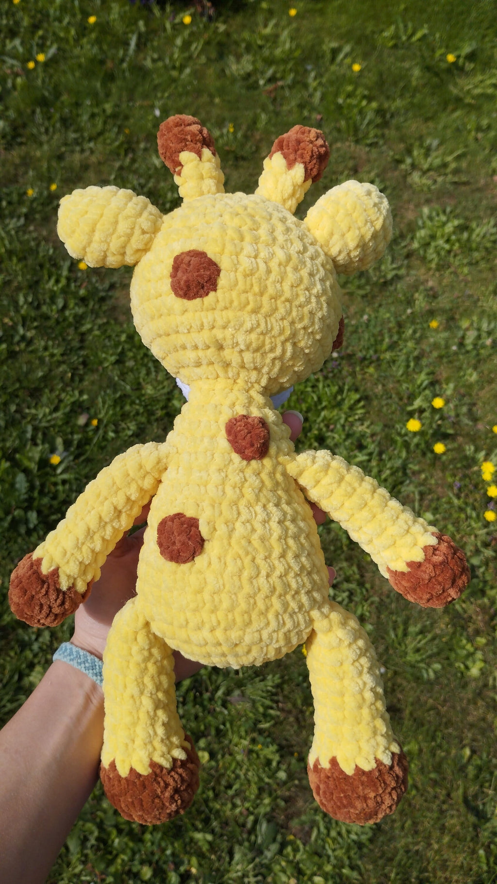 Peluche girafe au crochet