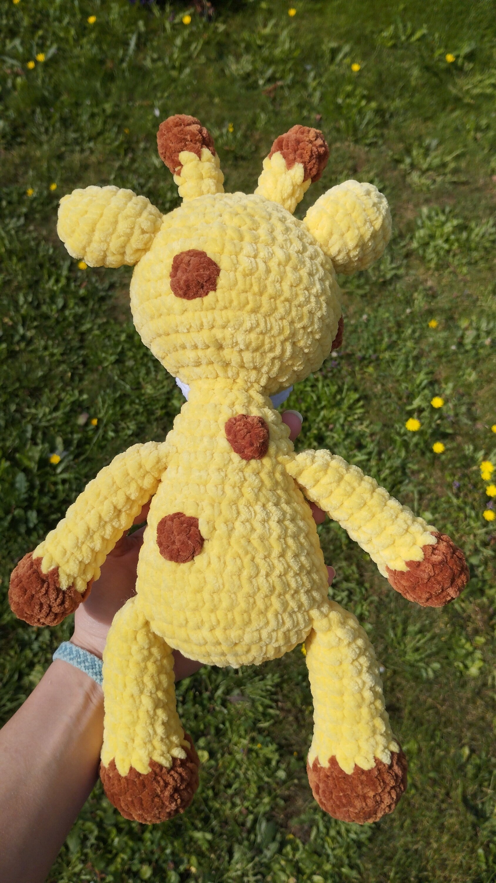 Peluche girafe au crochet