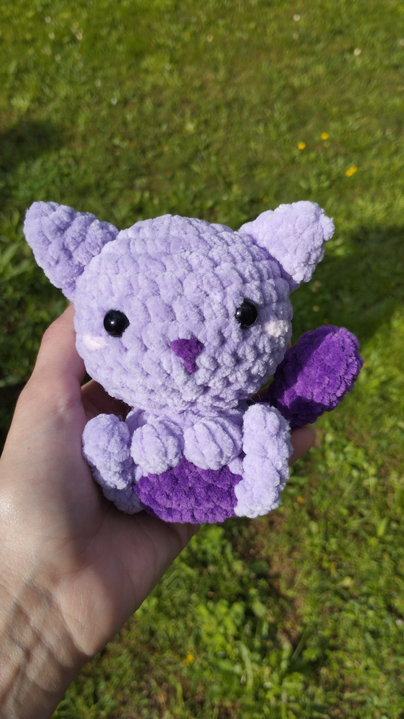 Peluche Mewtwo au crochet