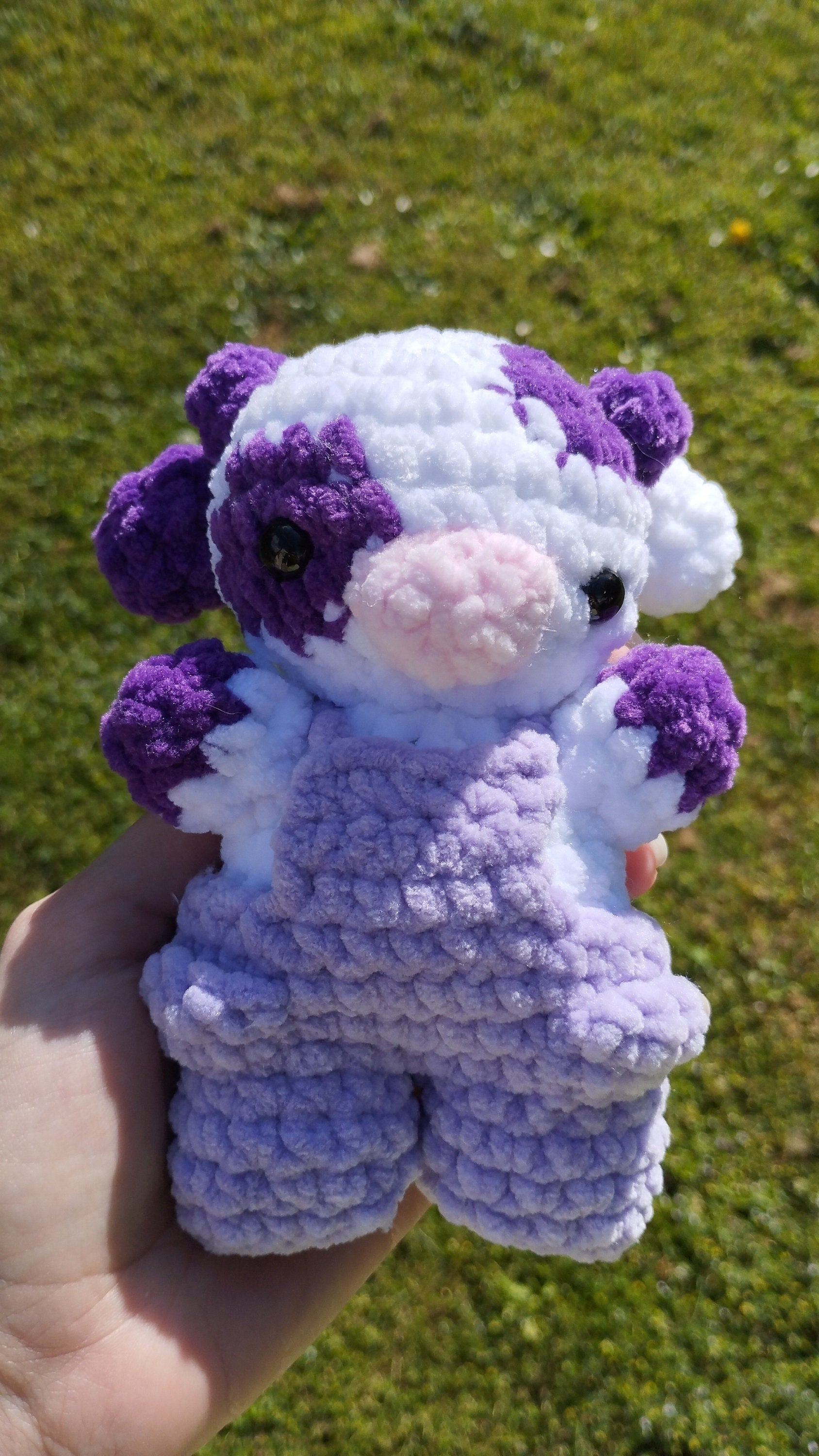 Peluche vache au crochet
