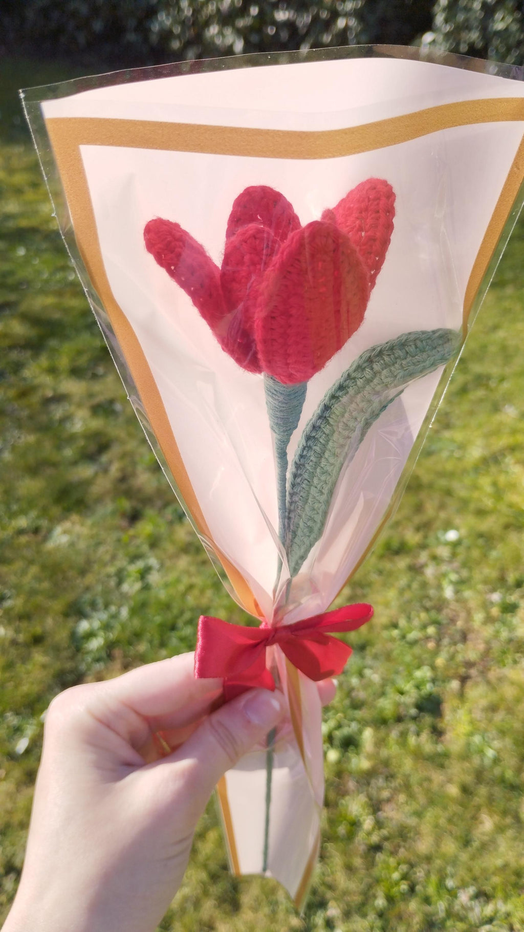 Tulipe au crochet