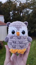 Peluche chouette au crochet