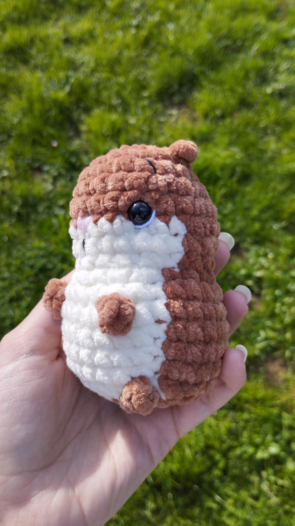 Peluche hamster au crochet