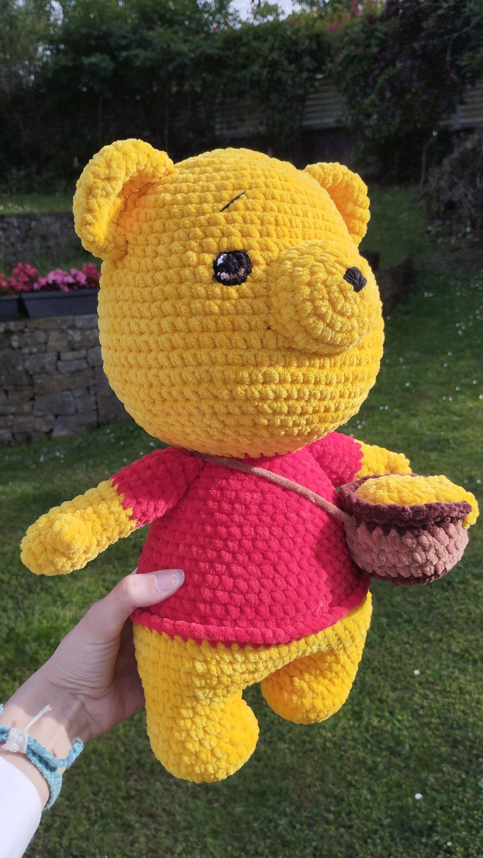 Peluche Winnie l'ourson au crochet