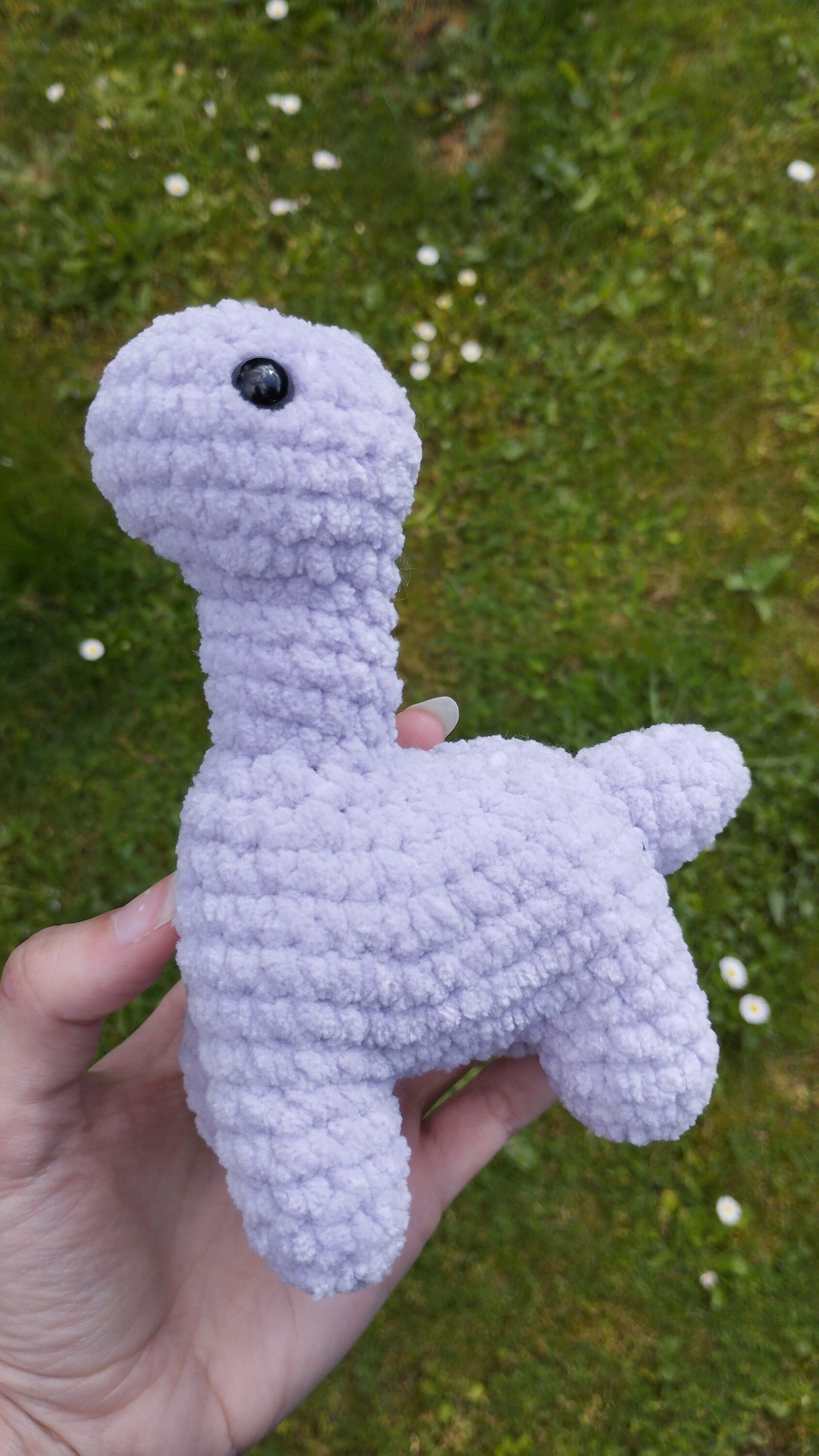 Peluche dinosaure au crochet
