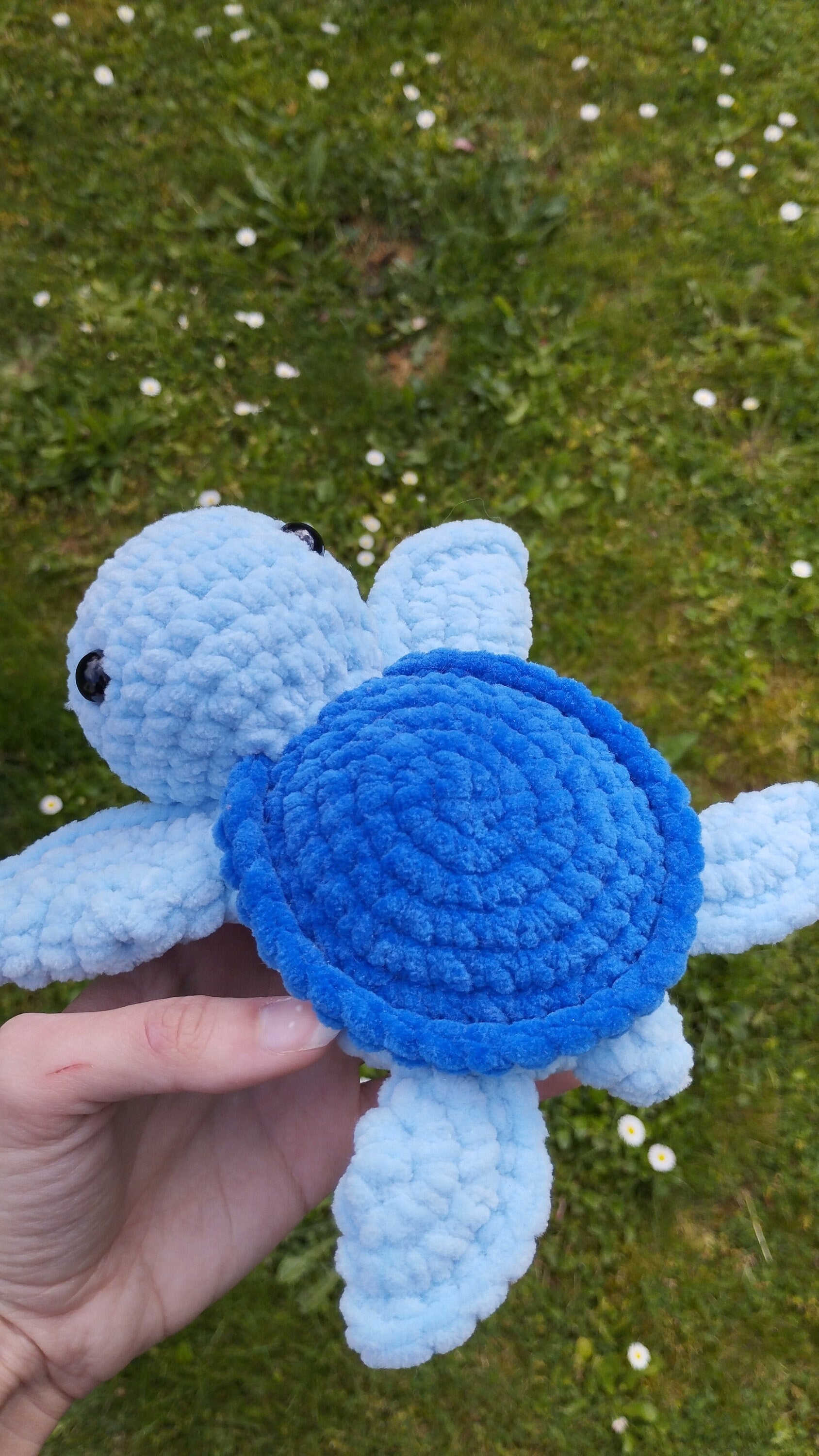 Peluche tortue personnalisable au crochet
