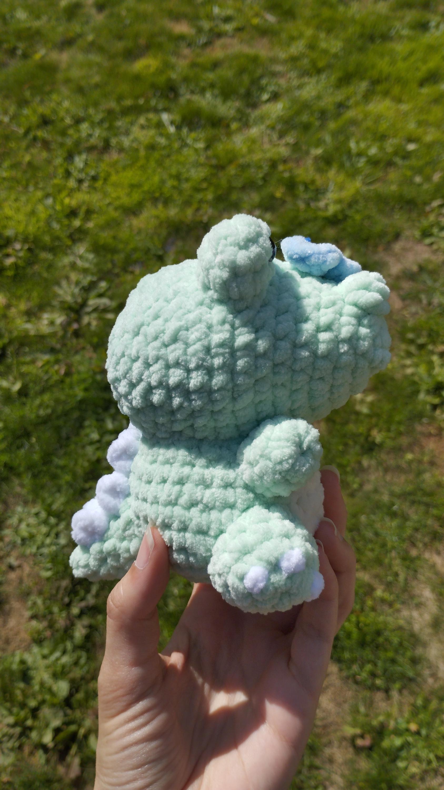 Peluche alligator au crochet