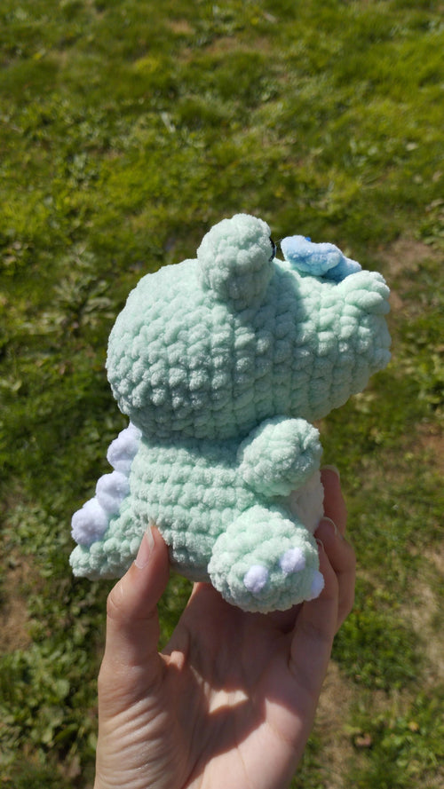 Peluche alligator au crochet