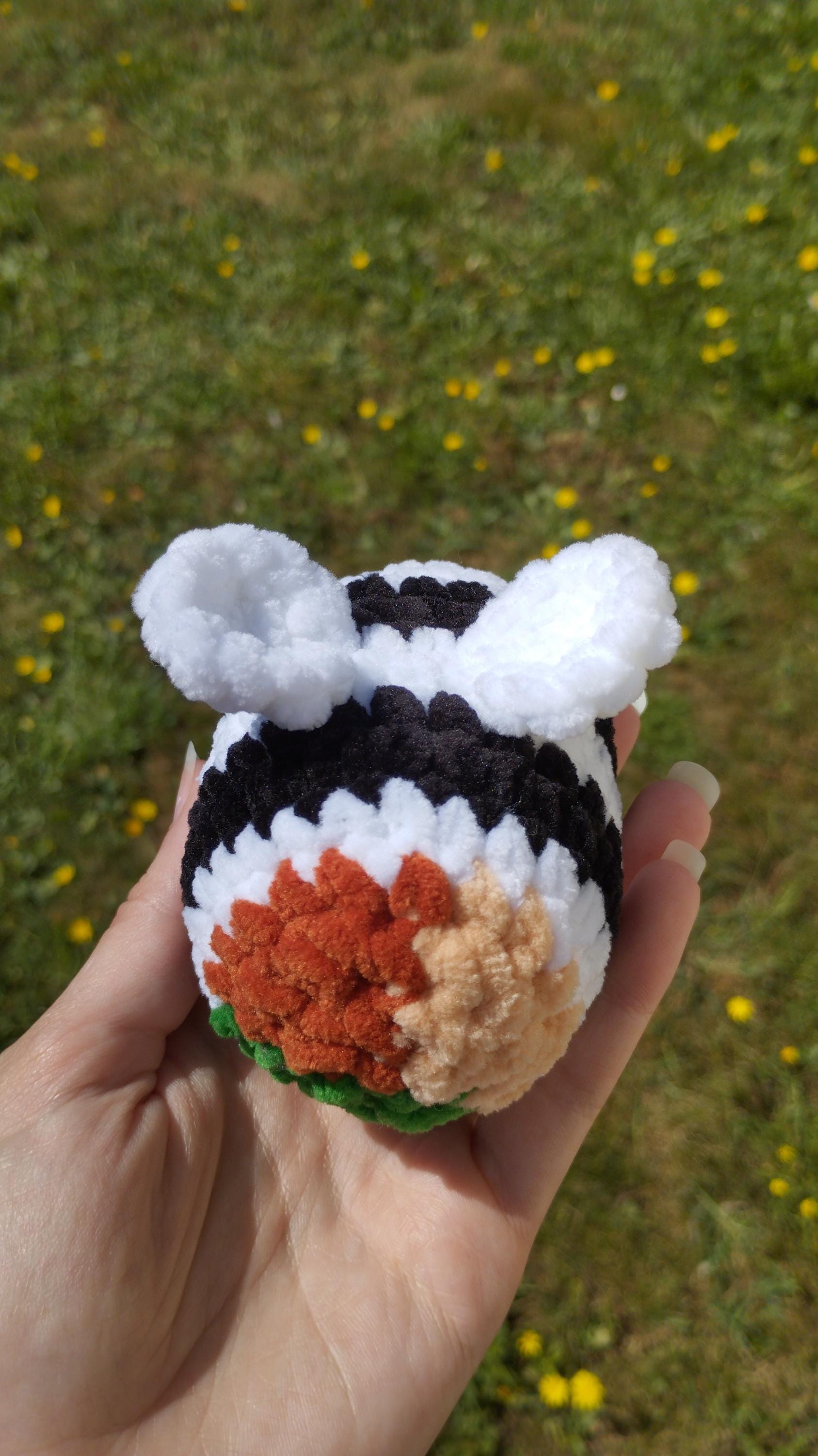 Peluche abeille maki au crochet