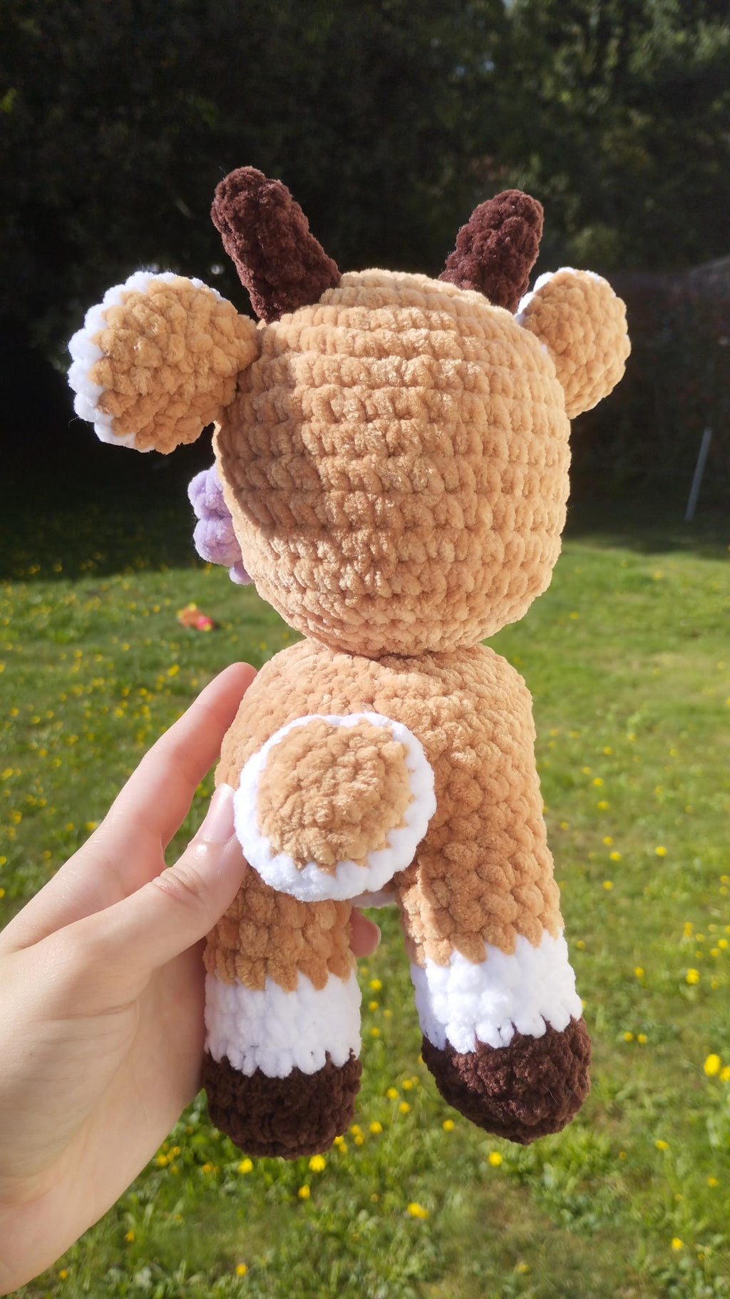 Peluche chèvre au crochet
