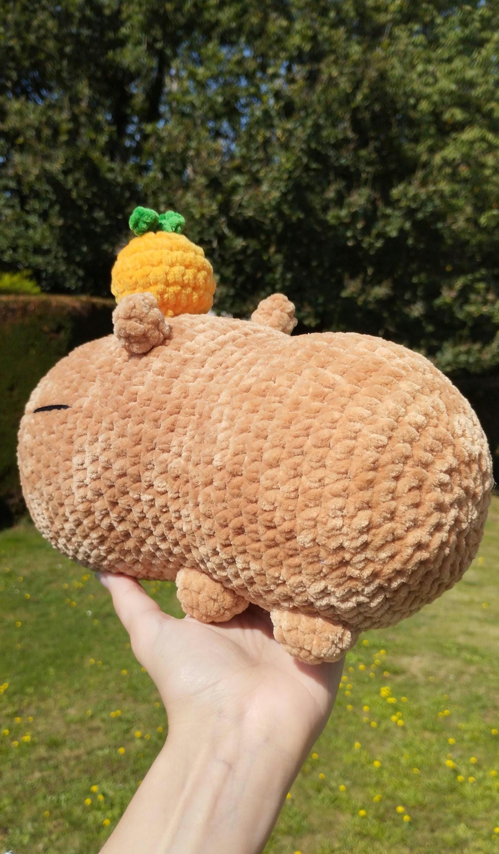 Peluche capybara au crochet