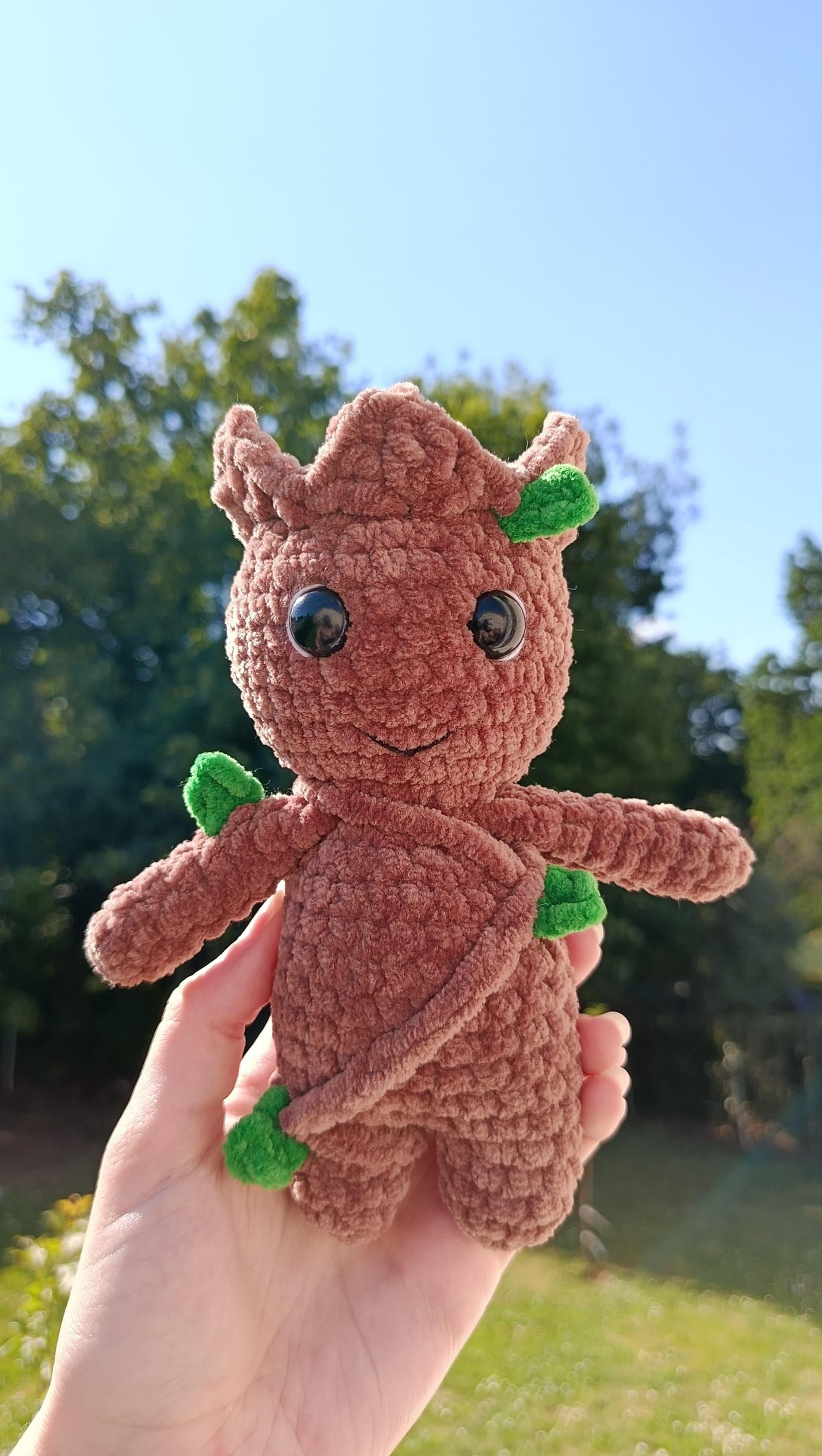 Peluche Groot au crochet