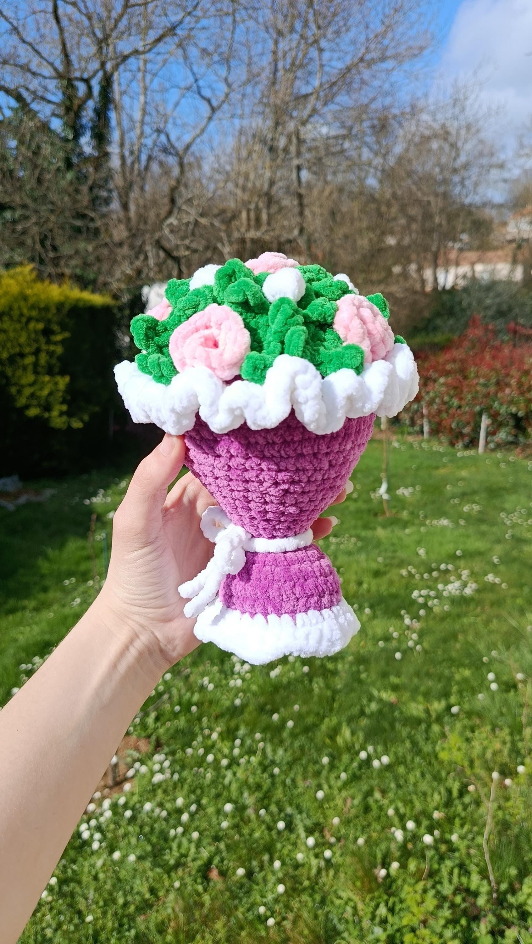 Bouquet au crochet