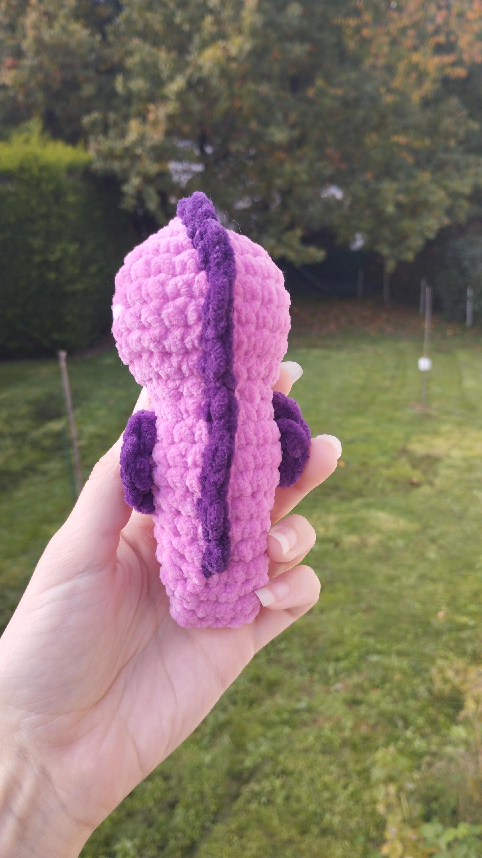 Peluche hippocampe au crochet