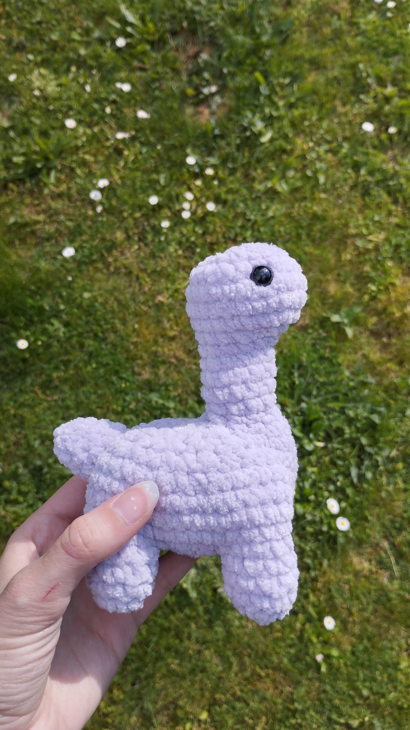 Peluche dinosaure au crochet