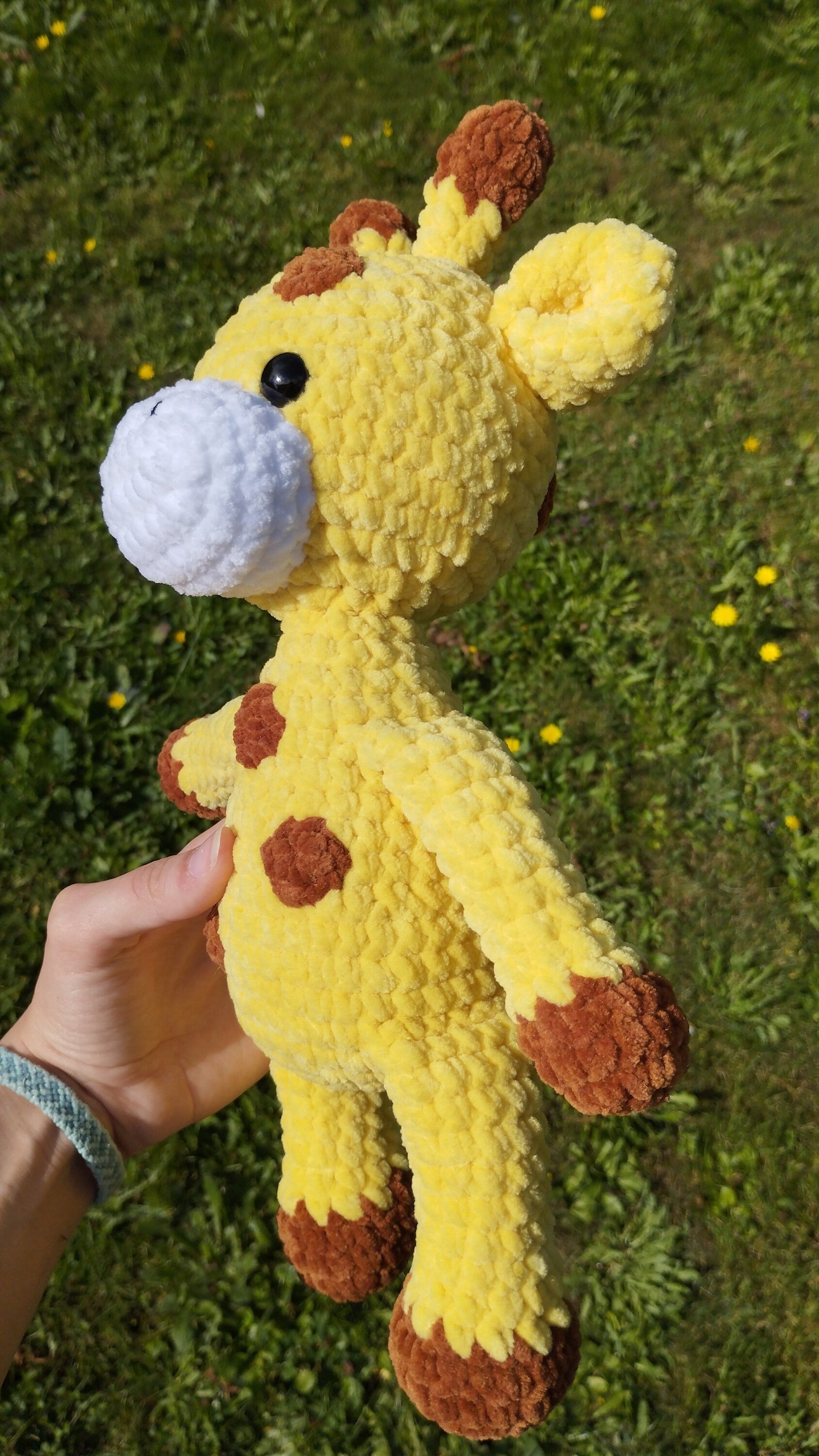 Peluche girafe au crochet