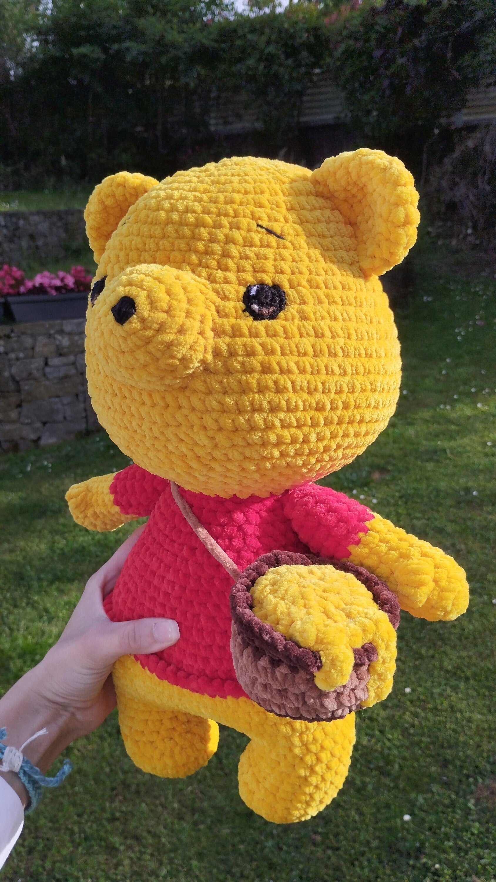 Peluche Winnie l'ourson au crochet