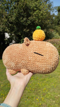Peluche capybara au crochet