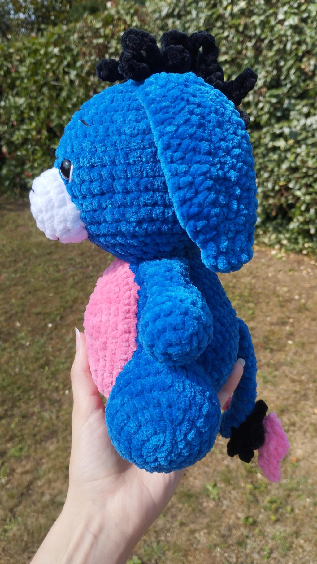 Peluche bourriquet au crochet