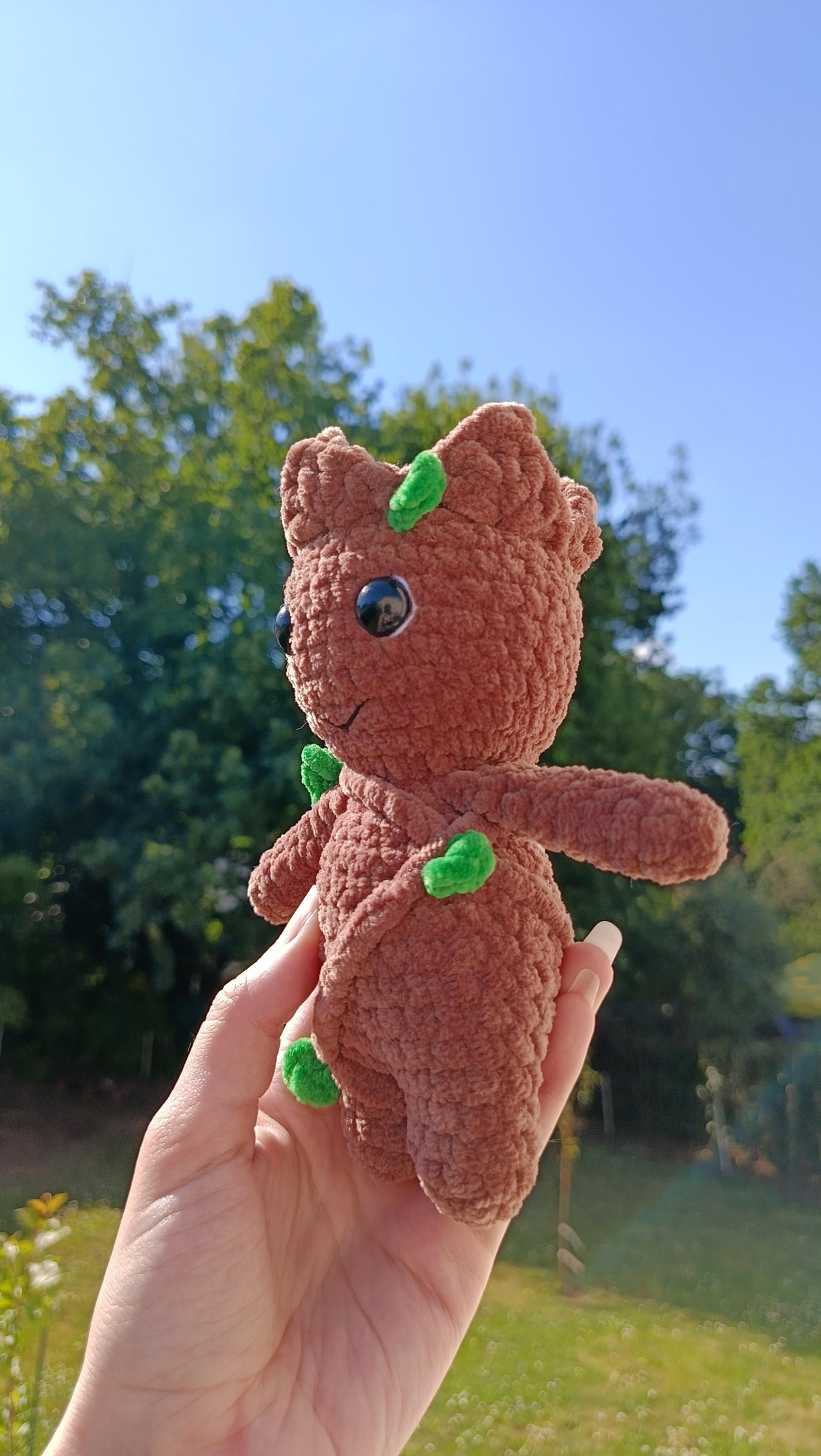 Peluche Groot au crochet