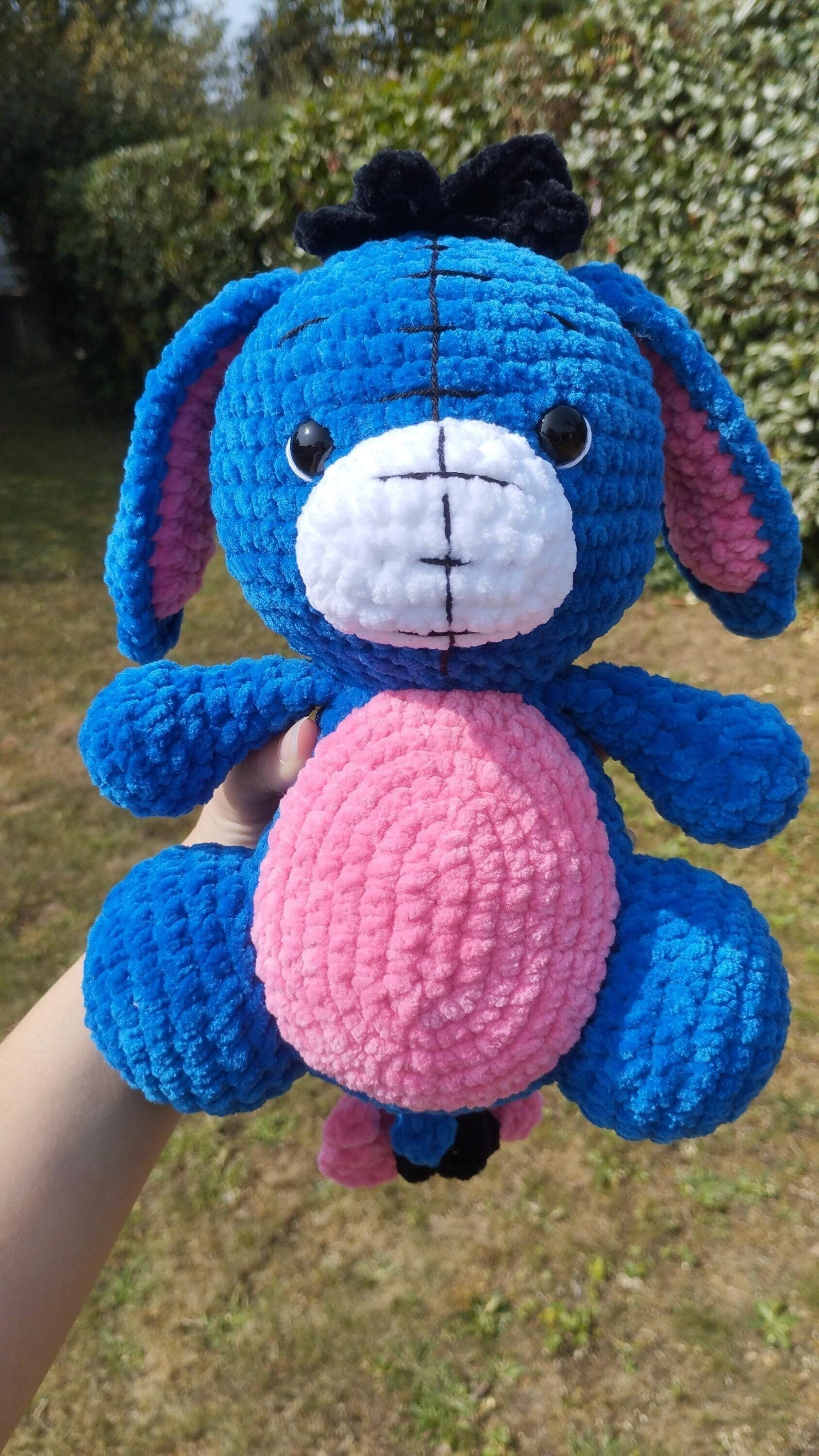 Peluche bourriquet au crochet